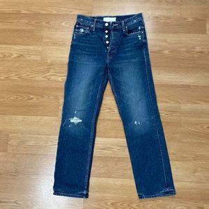 Mother Denim Size 26 The Pixie Tomcat Ankle